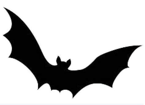 a black and white silhouette of a bat