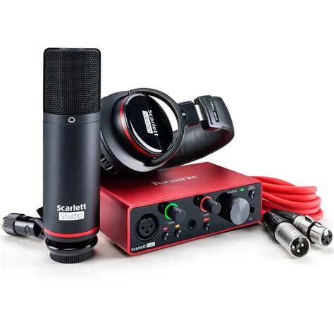 Focusrite Scarlett Solo Studio Gen 3 Kayıt Paketi | Müzik Üssü