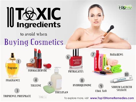 10 Toxic Ingredients You Should Avoid when Buying Cosmetics and Other ...