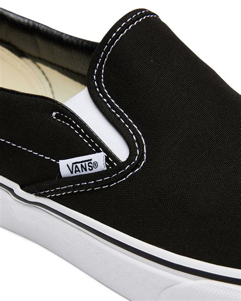 Vans Mens Classic Slip On Shoe - Black | SurfStitch