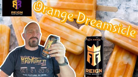 Reign Energy Drink - Orange Dreamsicle Review : Food Review - YouTube