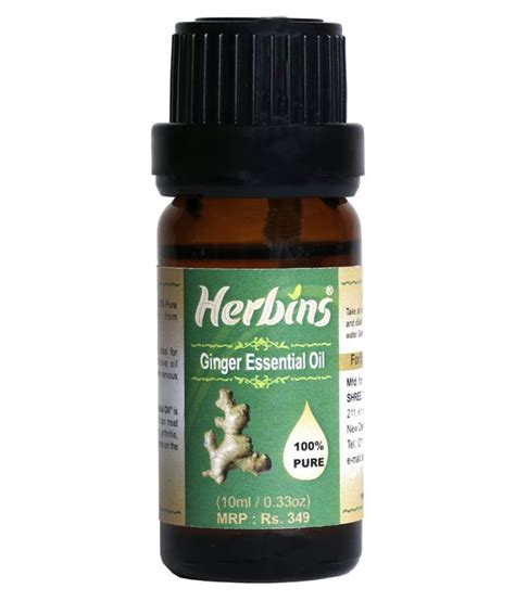 Herbins Ginger Skin Care & Hair Growth Essential Oil 10 mL: Buy Herbins Ginger Skin Care & Hair ...