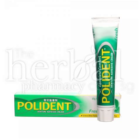 POLIDENT DENTURE ADHESIVE CREAM 60g - Theherbalpharmacy