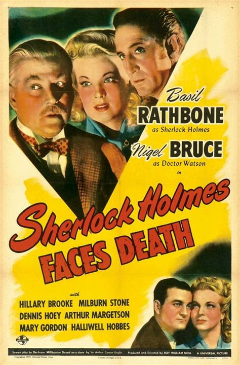 Sherlock Holmes Faces Death Movie Poster - IMP Awards