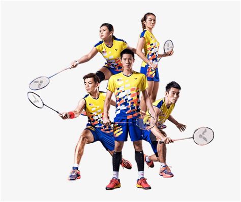 Malaysian National Team - Malaysia Badminton Kit Transparent PNG ...