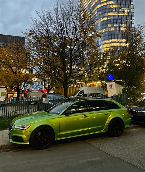 Green hello:) : r/Audi