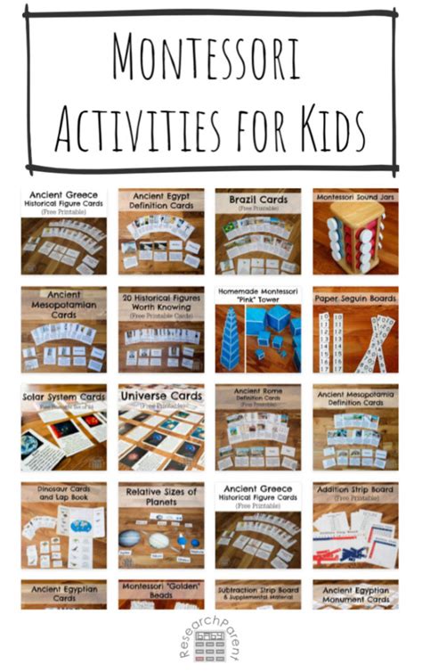 Montessori Activities for Kids - ResearchParent.com