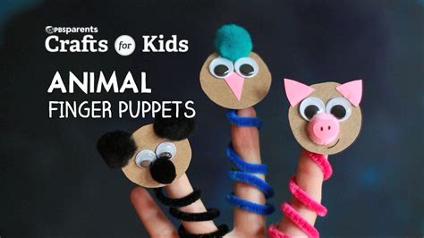 DIY Animal Finger Puppets | Crafts for Kids | Programs | PBS SoCal