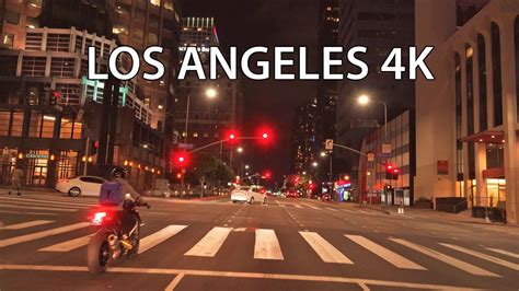 Los Angeles 4K - Night Drive - YouTube