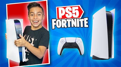 i Finally Got The PS5!! Unboxing & Playing Fortnite | Royalty Gaming - YouTube