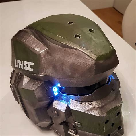 Fanmade Halo Warrior Replica Helmet with light | Etsy