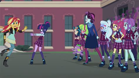 Friendship Games Alternate Version- Sunset Shimmer stops Sci Twi (Twilight Sparkle) | Mlp ...