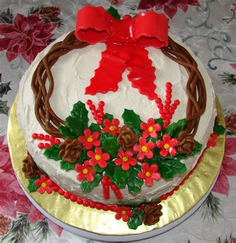 Christmas/birthday Cake - CakeCentral.com