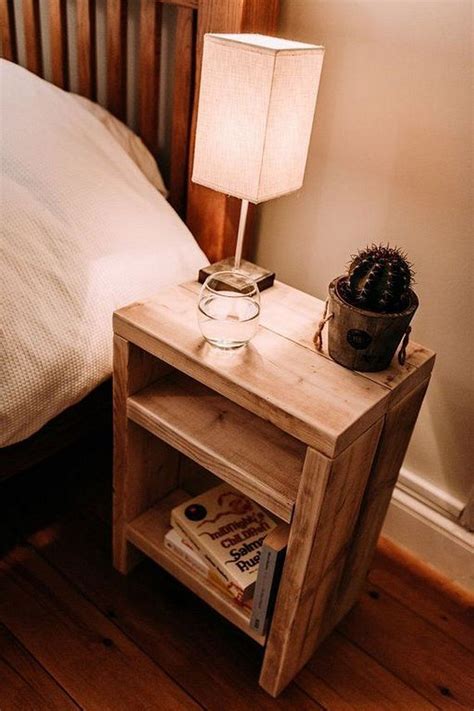 49 Spring Tour Ideas on how to style your bedside table | Wood bedside table, Bedside table diy ...