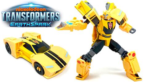 Transformers EARTHSPARK Deluxe Class BUMBLEBEE Review - YouTube