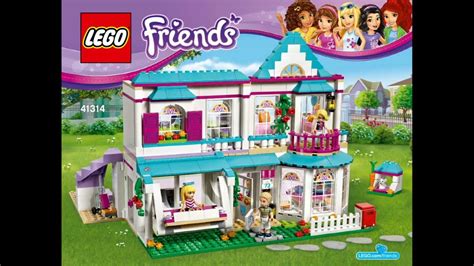 2017 Lego Friends Stephanie's House instruction 41314 - YouTube