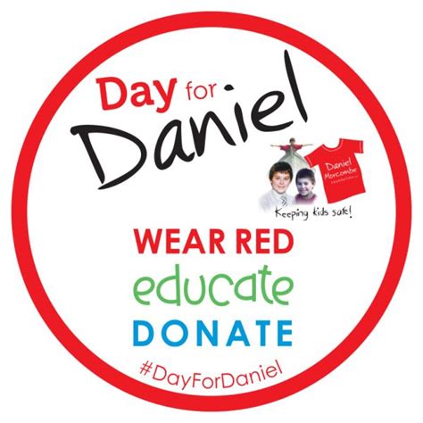 100 Day for Daniel Stickers - The Daniel Morcombe Foundation