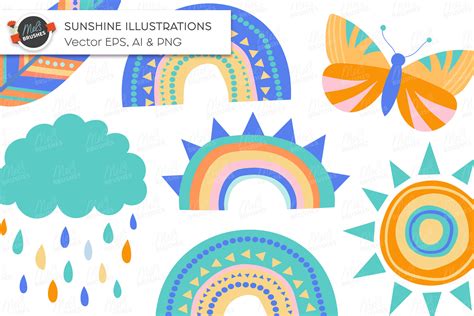 Sunshine Vector Clipart Graphic by MelsBrushes · Creative Fabrica