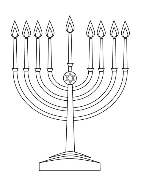 Slashcasual: Menorah Template