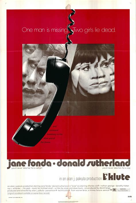 Klute 1971 One Sheet Poster Folded - Etsy