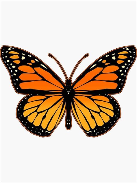 'Monarch Butterfly' Sticker by Garaga | Butterfly art painting, Monarch butterflies art ...