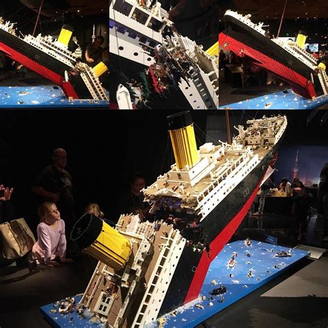 The #Lego Titanic at the #Brickman Wonders Of The World exhibition at @aucklandmuseum. This ...