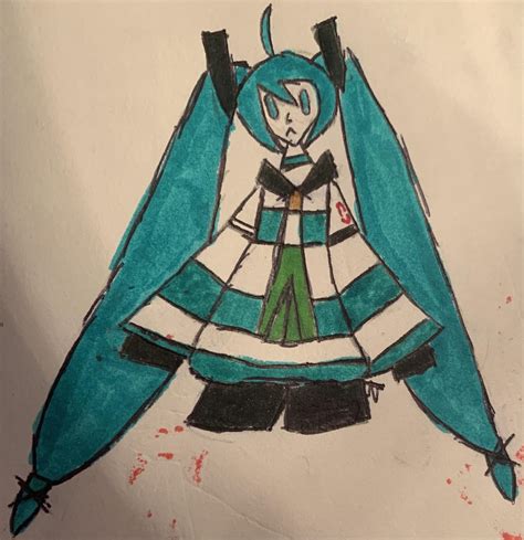 Hatsune Miku outfit I designed. : r/Vocaloid