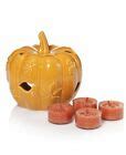 YANKEE CANDLE Tea Light Holder Fall LUMINARY Spiced PUMPKIN Fragrance GIFT SET | eBay