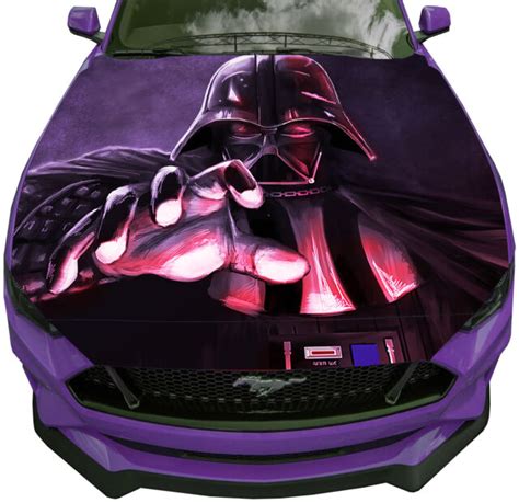 Vinyl Decal Darth Vader Car Hood Wrap Full Color Top Graphics Star Wars Sticker | eBay