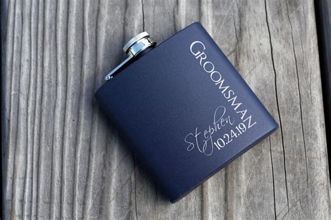 Custom Flask Personalized Flask Flask for Men Engraved | Etsy