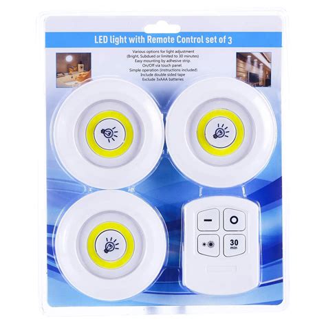 SET 3 LUCES LED CON CONTROL REMOTO – HB Importaciones