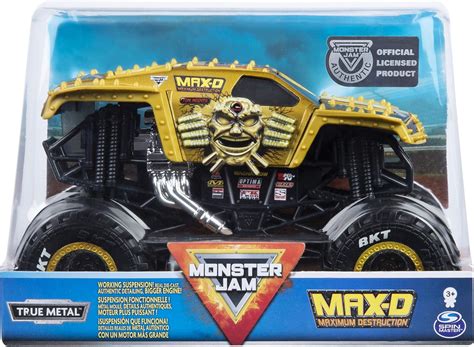 Monster Jam, Official Max D Monster Truck, Die-Cast Vehicle, 1:24 Scale – $6.99