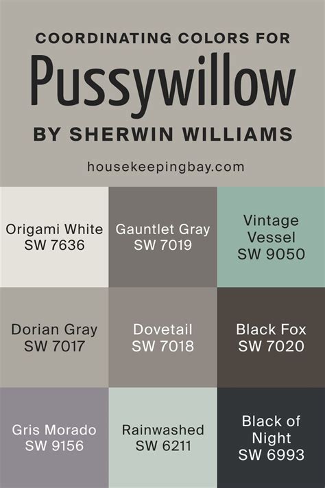 Pussywillow sw 7643 by sherwin williams – Artofit