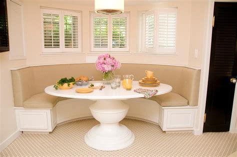 Round Banquette Table