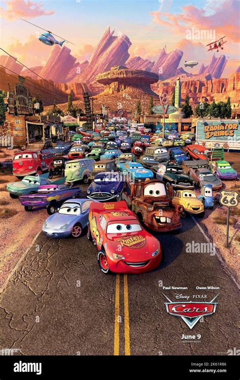 Cars 2006 Movie Poster Stock Photo - Alamy