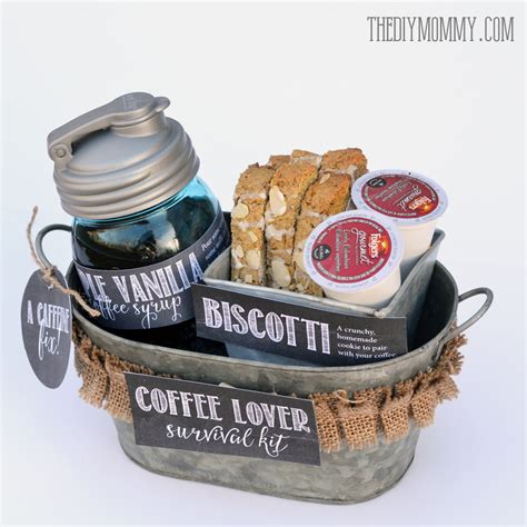 A Gift in a Tin: Coffee Lover Survival Kit | The DIY Mommy