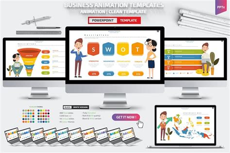 Business Animation Powerpoint Templates, Presentation Templates - Envato Elements