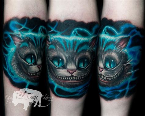 Cheshire Cat Alice in Wonderland by Ryan El Dugi Lewis: TattooNOW