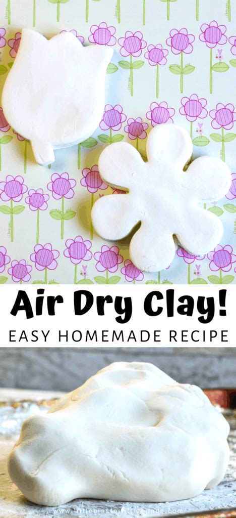 Easy Air Dry Clay Recipe - Little Bins for Little Hands