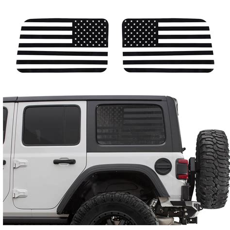 American Flag Jeep Decals