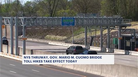 Tolls go up on New York State Thruway starting today