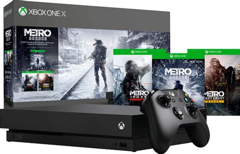 Best Buy: Microsoft Xbox One X 1TB Metro Saga Console Bundle Black CYV-00279