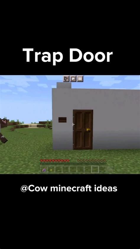 minecraft :trap door #minecraft #shorts #build #tiktok #hecks #minecraftshorts | Minecraft ...