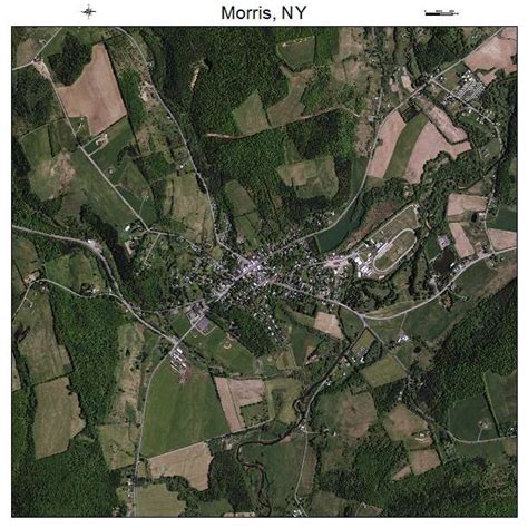 Aerial Photography Map of Morris, NY New York