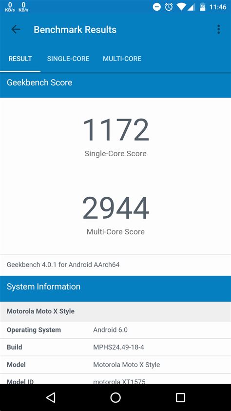 Can someone post Geekbench 4 scores of X Pure? : r/MotoX