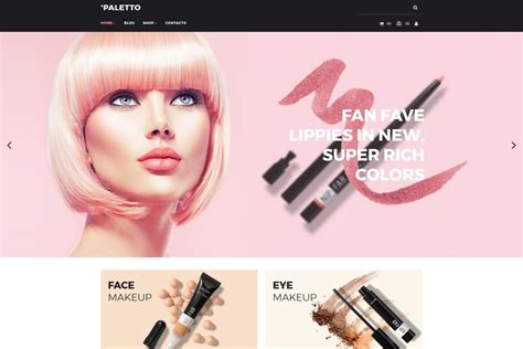 Cosmetic Website Template for Cosmetics Stores - MotoCMS