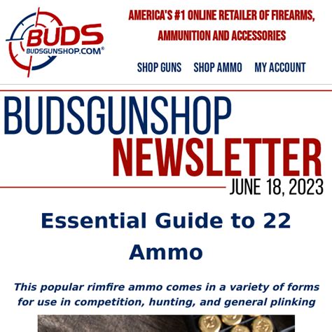 Essential Guide 22lr Ammo - Buds Gun Shop