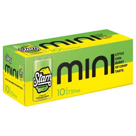 Starry™ Lemon Lime Caffeine Free Soda Mini Cans, 10 pk / 7.5 fl oz - Pick ‘n Save