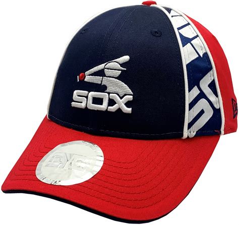 Chicago White Sox 1983 Split Front Adjustable Hat Red/Blue