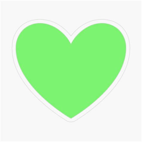 "Green Love Hearts" Sticker for Sale by Ayoub14 in 2023 | Heart ...